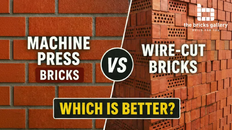 Machine press vs wire-cut bricks comparison - The Bricks Gallery